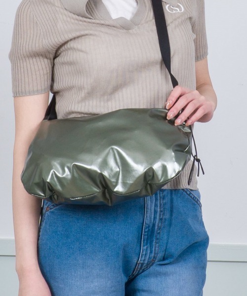 Jack Gomme（ジャックゴム）の「【JACK GOMME/ジャックゴム】ショルダーバッグ　メッセンジャー　FILO（ショルダーバッグ・レディース・ブラック/ホワイト/カーキ/ゴールド/ライトブルー・FREE）」の21枚目の写真