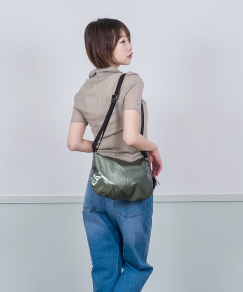 Jack Gomme（ジャックゴム）の「【JACK GOMME/ジャックゴム】ショルダーバッグ　メッセンジャー　FILO（ショルダーバッグ・レディース・ブラック/ホワイト/カーキ/ゴールド/ライトブルー・FREE）」の18枚目の写真