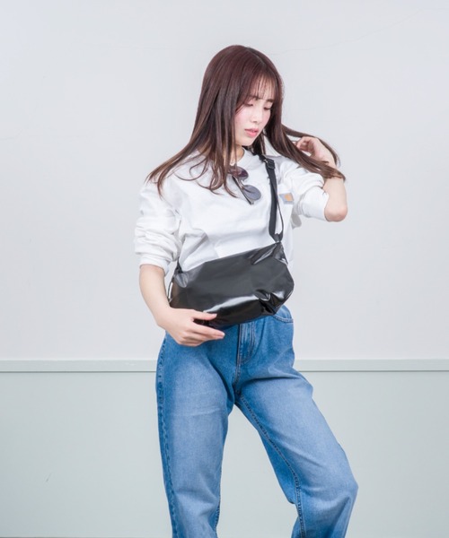 Jack Gomme（ジャックゴム）の「【JACK GOMME/ジャックゴム】ショルダーバッグ　メッセンジャー　FILO（ショルダーバッグ・レディース・ブラック/ホワイト/カーキ/ゴールド/ライトブルー・FREE）」の13枚目の写真