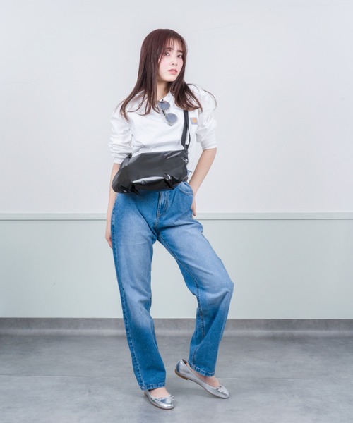 Jack Gomme（ジャックゴム）の「【JACK GOMME/ジャックゴム】ショルダーバッグ　メッセンジャー　FILO（ショルダーバッグ・レディース・ブラック/ホワイト/カーキ/ゴールド/ライトブルー・FREE）」の14枚目の写真