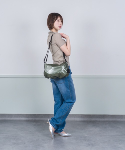 Jack Gomme（ジャックゴム）の「【JACK GOMME/ジャックゴム】ショルダーバッグ　メッセンジャー　FILO（ショルダーバッグ・レディース・ブラック/ホワイト/カーキ/ゴールド/ライトブルー・FREE）」の22枚目の写真