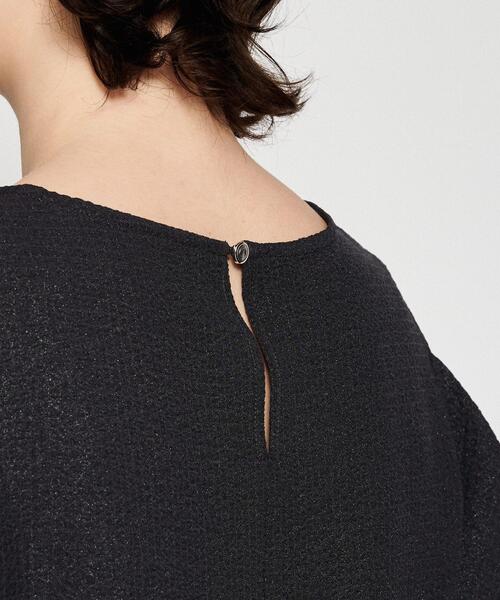 cloenc(クロエンス)の「【手洗い可】フレアチュニックブラウス(シャツ/ブラウス・レディース・オフホワイト/チャコールグレー・02)」の8枚目の写真