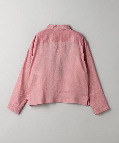 BEAUTY&YOUTH UNITED ARROWS(ビューティーアンドユースユナイテッドアローズ)の「麻 オープンカラー シャツ(シャツ/ブラウス・レディース・ピンク/ブラック/オフホワイト・FREE)」の18枚目の写真
