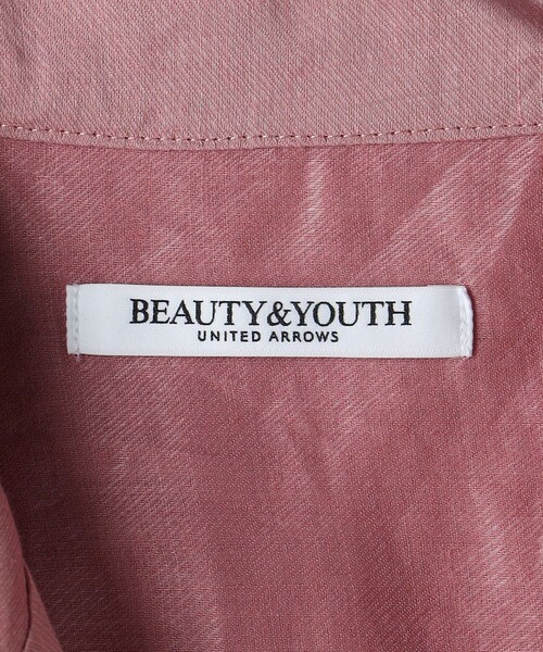 BEAUTY&YOUTH UNITED ARROWS(ビューティーアンドユースユナイテッドアローズ)の「麻 オープンカラー シャツ(シャツ/ブラウス・レディース・ピンク/ブラック/オフホワイト・FREE)」の21枚目の写真