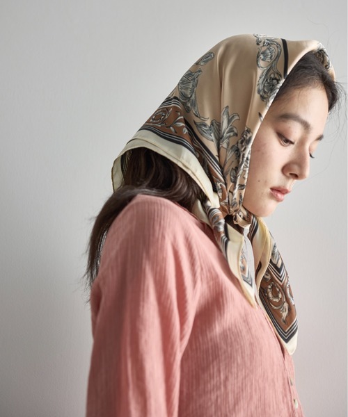 Spick and Span venit 3Ｄフラワーエコレザースカーフ Spick and Span venit 3Dフラワーエコレザースカーフ