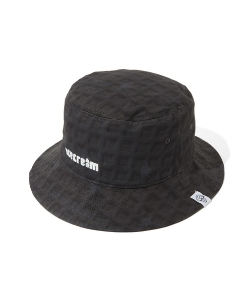 ICECREAM(アイスクリーム)の「WAFFLE HAT(ハット・メンズ・ネイビー/ブラック/グリーン・LARGE)」の1枚目の写真