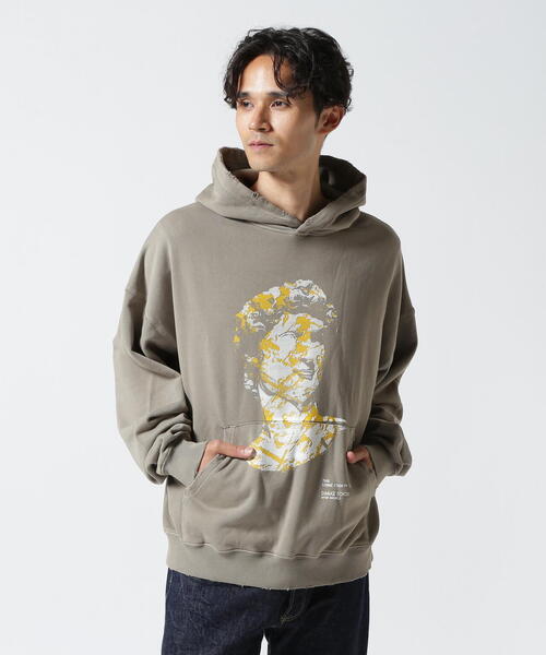 パーカー DankeSchon/ダンケシェーン/PIGMENT SWEAT HOODIE DAVID レディース メンズ DankeSchon/ダンケシェーン/PIGMENT SWEAT HOODIE DAVID
