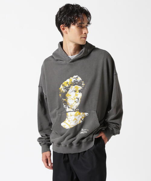 パーカー DankeSchon/ダンケシェーン/PIGMENT SWEAT HOODIE DAVID レディース メンズ DANKE SCHON パーカー DankeSchon/ダンケシェーン/PIGMENT SWEAT