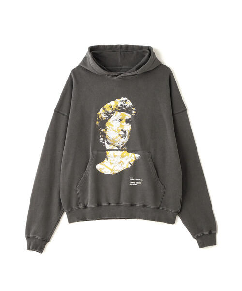DANKE SCHON(ダンケシェーン)の「DankeSchon/ダンケシェーン/PIGMENT SWEAT HOODIE DAVID(パーカー・レディース・ベージュ/グレー・M/L)」の3枚目の写真