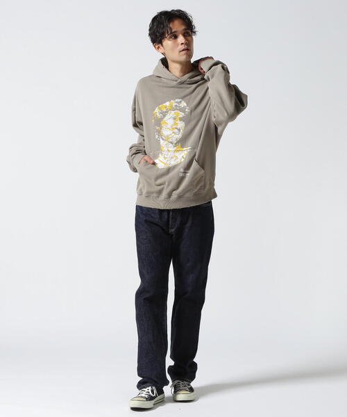 DANKE SCHON(ダンケシェーン)の「DankeSchon/ダンケシェーン/PIGMENT SWEAT HOODIE DAVID(パーカー・レディース・ベージュ/グレー・M/L)」の8枚目の写真
