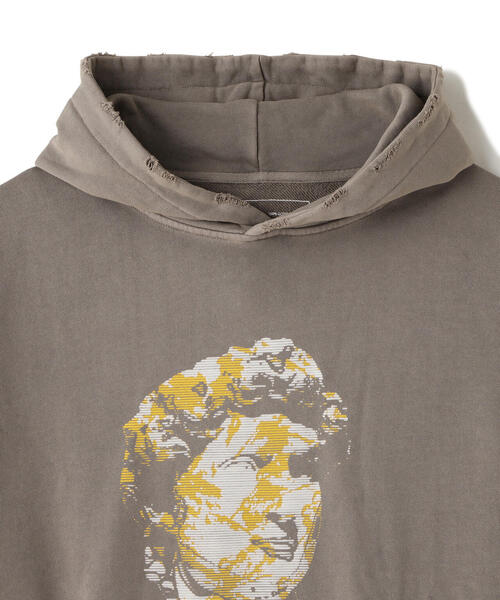 DANKE SCHON(ダンケシェーン)の「DankeSchon/ダンケシェーン/PIGMENT SWEAT HOODIE DAVID(パーカー・レディース・ベージュ/グレー・M/L)」の10枚目の写真