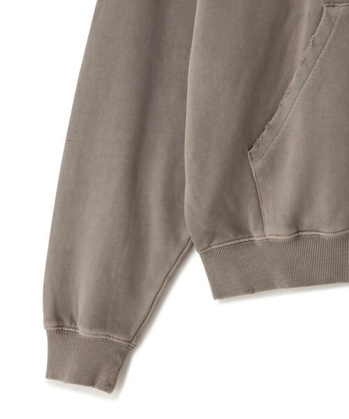 DANKE SCHON(ダンケシェーン)の「DankeSchon/ダンケシェーン/PIGMENT SWEAT HOODIE DAVID(パーカー・レディース・ベージュ/グレー・M/L)」の12枚目の写真