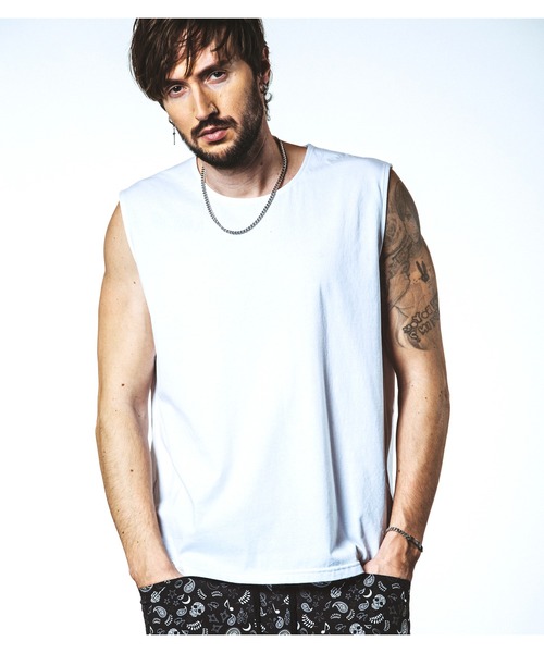 NO ID.（ノーアイディ）の「【NO ID.】Sleeveless Pullover / スリーブレス プルオーバー（その他トップス・メンズ・ホワイト/ブラック/グレー・ONE SIZE）」の21枚目の写真