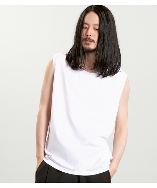 NO ID.（ノーアイディ）の「【NO ID.】Sleeveless Pullover / スリーブレス プルオーバー（その他トップス・メンズ・ホワイト/ブラック/グレー・ONE SIZE）」の4枚目の写真