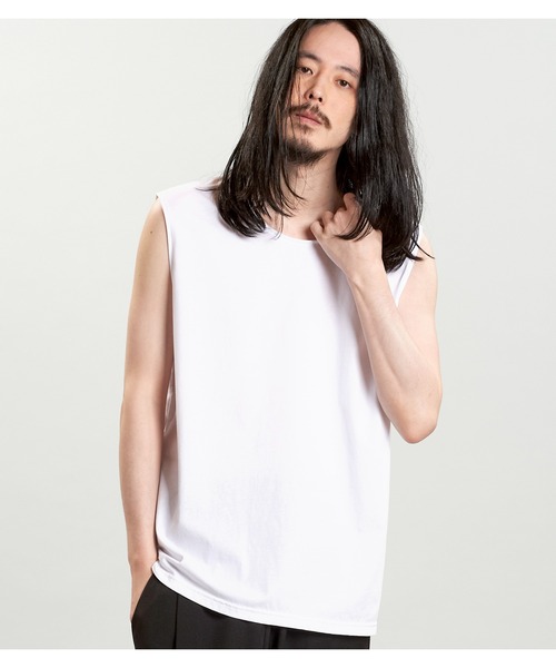 NO ID.（ノーアイディ）の「【NO ID.】Sleeveless Pullover / スリーブレス プルオーバー（その他トップス・メンズ・ホワイト/ブラック/グレー・ONE SIZE）」の5枚目の写真