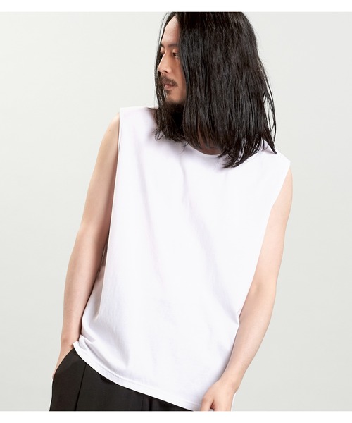 NO ID.（ノーアイディ）の「【NO ID.】Sleeveless Pullover / スリーブレス プルオーバー（その他トップス・メンズ・ホワイト/ブラック/グレー・ONE SIZE）」の6枚目の写真