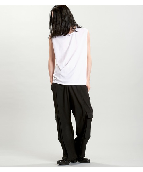 NO ID.（ノーアイディ）の「【NO ID.】Sleeveless Pullover / スリーブレス プルオーバー（その他トップス・メンズ・ホワイト/ブラック/グレー・ONE SIZE）」の7枚目の写真