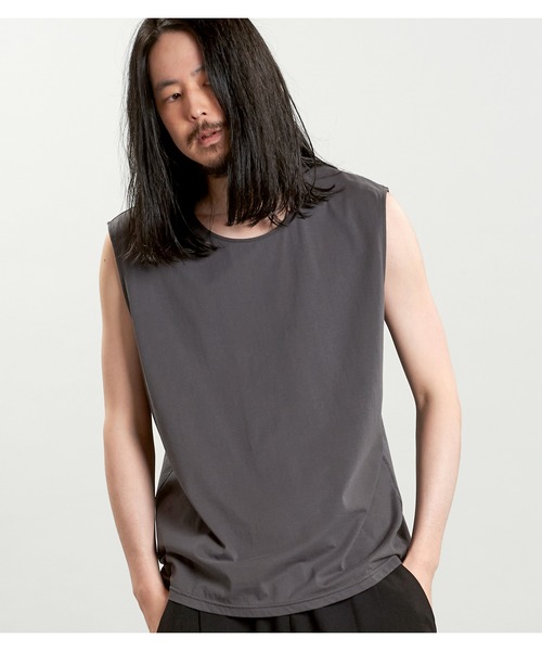 NO ID.（ノーアイディ）の「【NO ID.】Sleeveless Pullover / スリーブレス プルオーバー（その他トップス・メンズ・ホワイト/ブラック/グレー・ONE SIZE）」の12枚目の写真