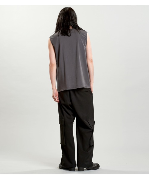 NO ID.（ノーアイディ）の「【NO ID.】Sleeveless Pullover / スリーブレス プルオーバー（その他トップス・メンズ・ホワイト/ブラック/グレー・ONE SIZE）」の16枚目の写真