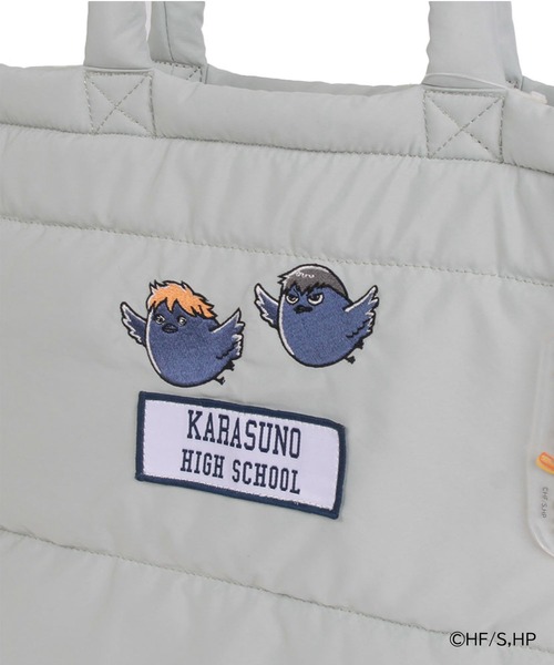 Misto Forza（ミストフォルツァ）の「ハイキュー!!　ボンディングトートバッグL（トートバッグ・レディース・ライトグレー/ライトグリーン/アイボリー/ブラック・ﾌﾘ-）」の22枚目の写真