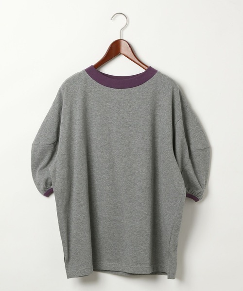 niko and...（ニコアンド）の「【MODE NORM CORE】 コットン天竺3Dスリーブプルオーバー（Tシャツ/カットソー・レディース・グレー/チャコール/ダークブルー/スモーク・MEDIUM/LARGE）」の19枚目の写真