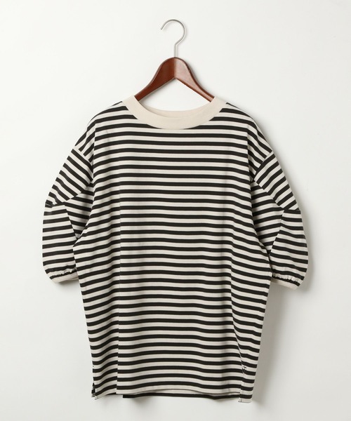 niko and...（ニコアンド）の「【MODE NORM CORE】 コットン天竺3Dスリーブプルオーバー（Tシャツ/カットソー・レディース・グレー/チャコール/ダークブルー/スモーク・MEDIUM/LARGE）」の20枚目の写真