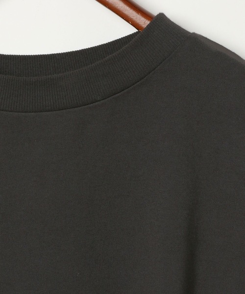 niko and...（ニコアンド）の「【MODE NORM CORE】 コットン天竺3Dスリーブプルオーバー（Tシャツ/カットソー・レディース・グレー/チャコール/ダークブルー/スモーク・MEDIUM/LARGE）」の6枚目の写真