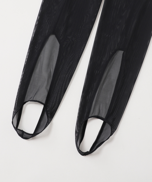 overneath Net Leggings レギンス スパッツ 6 (ROKU) - overneath Net Leggings レギンス スパッツの通販 by
