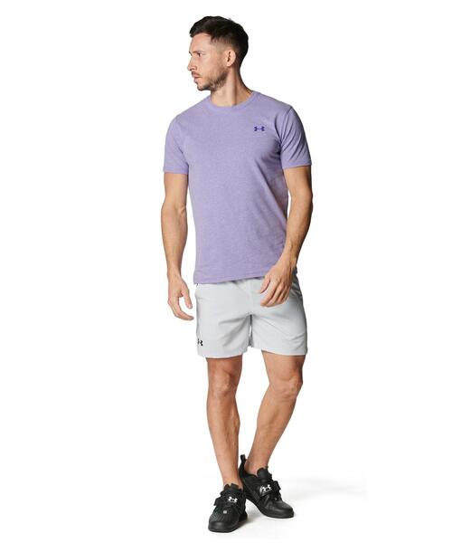 UNDER ARMOUR(アンダーアーマー)の「UAパフォーマンスコットン ショートスリーブ Tシャツ(トレーニング/メンズ)(Tシャツ/カットソー・メンズ・パープル系・L/3XL/2XL/M/XL/S/4XL/5XL)」の3枚目の写真