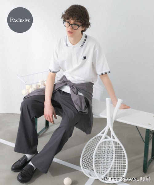 SENSE OF PLACE by URBAN RESEARCH（センスオブプレイスバイアーバンリサーチ）の「『別注』prince　ポロシャツ（ポロシャツ・メンズ・ブラック/ネイビー/グリーン/ホワイト・LARGE/MEDIUM）」の2枚目の写真