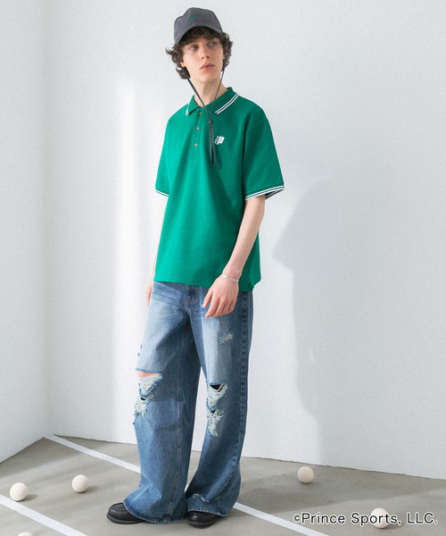 SENSE OF PLACE by URBAN RESEARCH（センスオブプレイスバイアーバンリサーチ）の「『別注』prince　ポロシャツ（ポロシャツ・メンズ・ブラック/ネイビー/グリーン/ホワイト・LARGE/MEDIUM）」の8枚目の写真