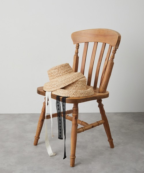 riziere(リジェール)の「ラフィアバケットハット(ハット・キッズ・ブラック/アイボリー・FREE)」の11枚目の写真