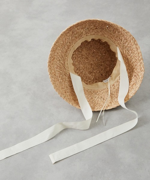 riziere(リジェール)の「ラフィアバケットハット(ハット・キッズ・ブラック/アイボリー・FREE)」の13枚目の写真