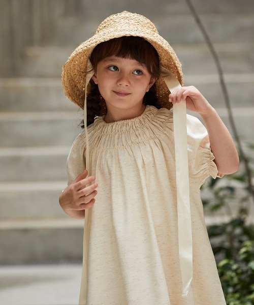 riziere(リジェール)の「ラフィアバケットハット(ハット・キッズ・ブラック/アイボリー・FREE)」の17枚目の写真