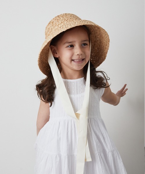 riziere(リジェール)の「ラフィアバケットハット(ハット・キッズ・ブラック/アイボリー・FREE)」の20枚目の写真