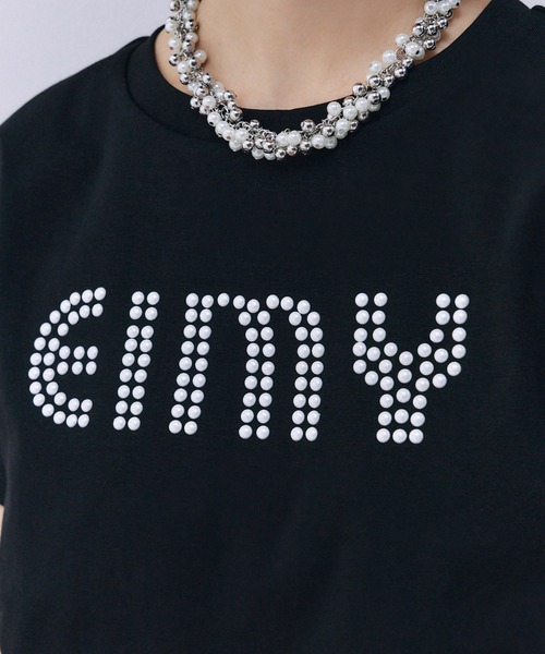 パールロゴTシャツ（Tシャツ/カットソー）｜eimy istoire