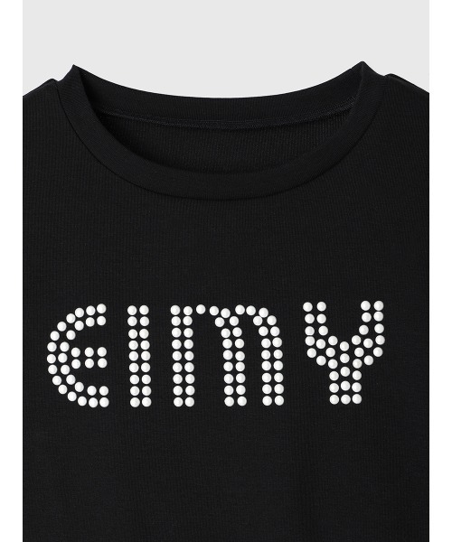 eimy パールロゴTシャツ パールロゴミニマルTシャツ（カットソー/Tシャツ）｜eimy