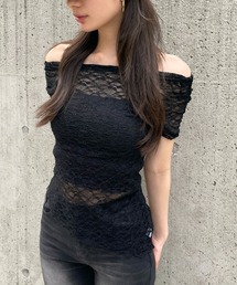 FOREVER 21 | 【2025SS】レース2WAYTシャツ(Tシャツ/カットソー)