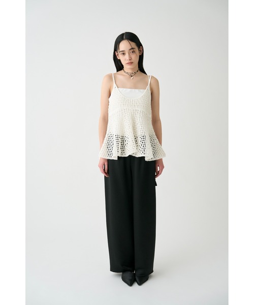 【MIESROHE】メッシュニットビスチェ メッシュニットビスチェ(ビスチェ)｜トップス｜MIESROHE