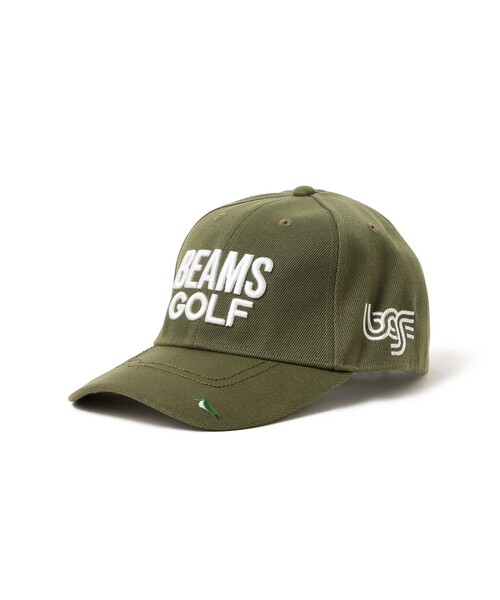 BEAMS GOLF（ビームスゴルフ）の「〈MEN〉ツアー ツイルサージ キャップ（キャップ・メンズ・ダークグリーン/ブラウン/ネイビー・ONE SIZE）」の2枚目の写真