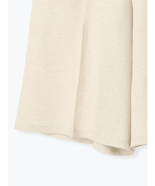 Lugnoncure(ルノンキュール)の「麻調タックハーフパンツ《2025summer catalog item》(その他パンツ・レディース・オフホワイト/ベージュ/ブラック・F)」の16枚目の写真