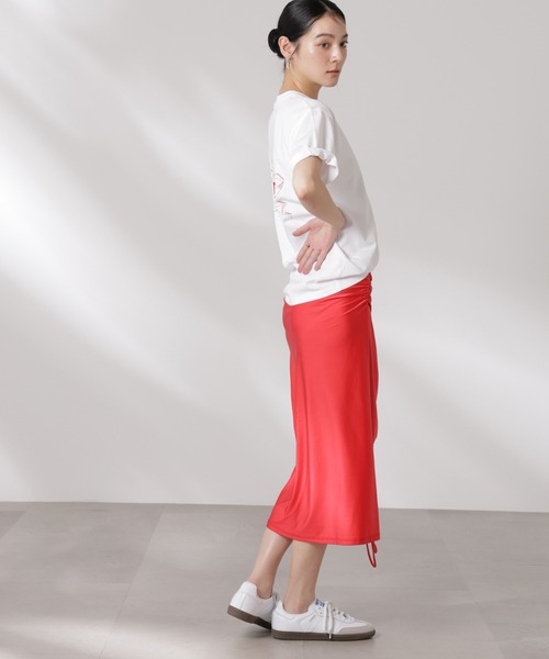 Opera SPORT(オペラスポーツ)の「OperaSPORT/AGATHE SKIRT(スカート・レディース・レッド・S)」の8枚目の写真