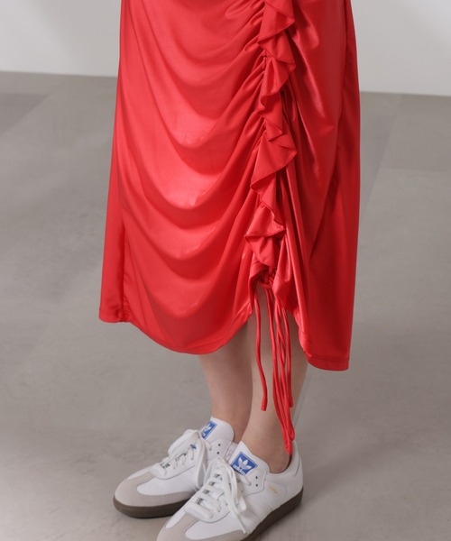 Opera SPORT(オペラスポーツ)の「OperaSPORT/AGATHE SKIRT(スカート・レディース・レッド・S)」の13枚目の写真