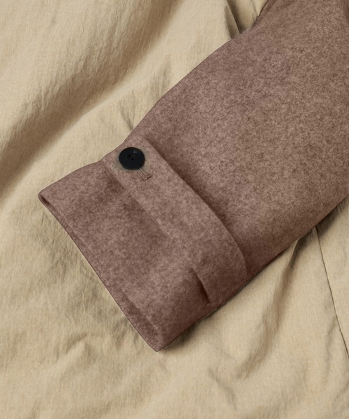 Dulcamara（ドゥルカマラ）の「エイジングRIPクロスパデッド切替JK（ブルゾン・メンズ・ベージュ系/カーキ系・0/1）」の14枚目の写真