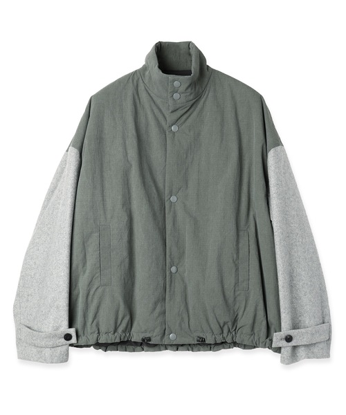 Dulcamara（ドゥルカマラ）の「エイジングRIPクロスパデッド切替JK（ブルゾン・メンズ・ベージュ系/カーキ系・0/1）」の19枚目の写真