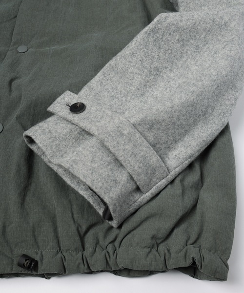 Dulcamara（ドゥルカマラ）の「エイジングRIPクロスパデッド切替JK（ブルゾン・メンズ・ベージュ系/カーキ系・0/1）」の21枚目の写真