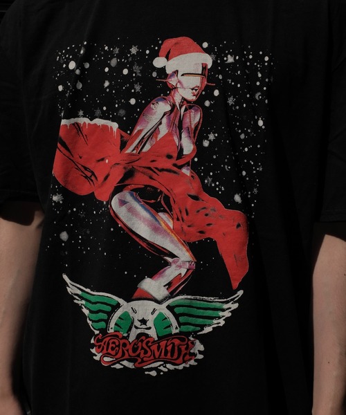 THRIFTY LOOK(スリフティールック)の「THRIFTY LOOK / スリフティールック THRIFTY"AEROSMITH"TEE エアロスミス 空山(Tシャツ/カットソー・メンズ・ブラック・LARGE/X-LARGE/MEDIUM)」の3枚目の写真