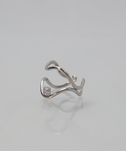 ieLS(イエルズ)の「金属アレルギー対応「ieLS」ステンレス デザインフリーリング(リング・レディース・ゴールド/シルバー・FREE)」の5枚目の写真
