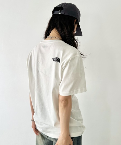 THE NORTH FACE（ザノースフェイス）の「国内未発売 THE NORTH FACE(ザ・ノースフェイス)/ワンポイントロゴ クルーネック 半袖 コットン Tシャツ/COTTON S/S R/TEE（Tシャツ/カットソー・レディース・ネイビー/ミント/ホワイト/ブラック・S/M/L/XL/XXL）」の15枚目の写真