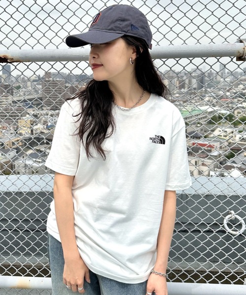 THE NORTH FACE（ザノースフェイス）の「国内未発売 THE NORTH FACE(ザ・ノースフェイス)/ワンポイントロゴ クルーネック 半袖 コットン Tシャツ/COTTON S/S R/TEE（Tシャツ/カットソー・レディース・ネイビー/ミント/ホワイト/ブラック・S/M/L/XL/XXL）」の7枚目の写真